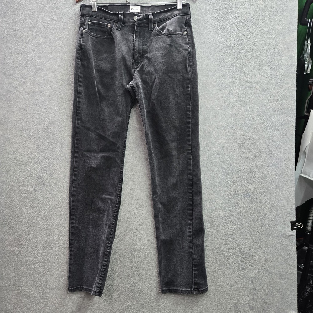 Levi's 514 Men Jeans 31X32 Black Denim Straight 29" Inseam